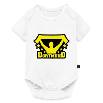 dortmund_fan_r2 - Body à manches courtes Premium Bébé - blanc - Devant