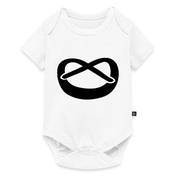 brezel__f1 - Baby Premium Kurzarmbody - Weiß - Vorne