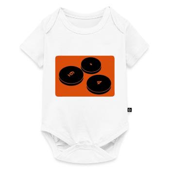 petit2 puck board game club logo - Baby Premium short-sleeve bodysuit - white - Front