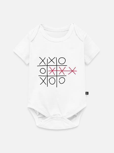 play_fail_f2 - Baby Premium Kurzarmbody - Weiß
