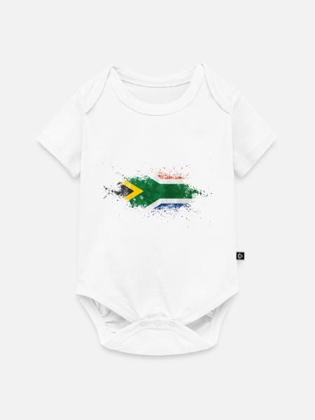 Africa Südafrika - Baby Premium Kurzarmbody - Weiß