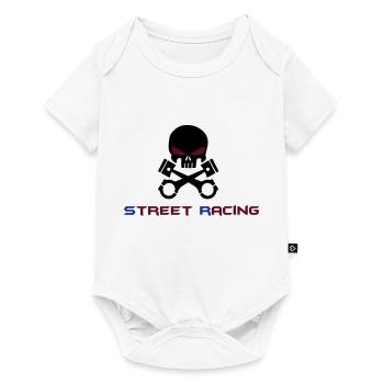 STREET RACING - Baby Premium short-sleeve bodysuit - white - Front