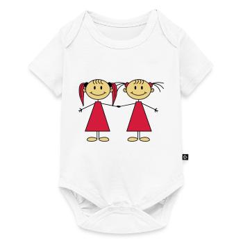 Best Friends Girls - Body à manches courtes Premium Bébé - blanc - Devant