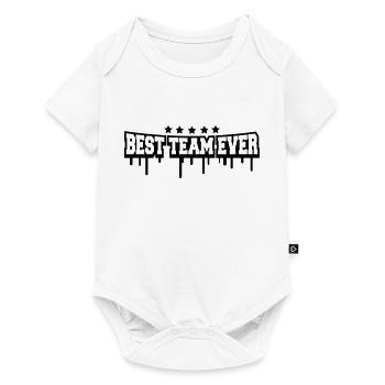 Best Team Ever Stamp - Body à manches courtes Premium Bébé - blanc - Devant