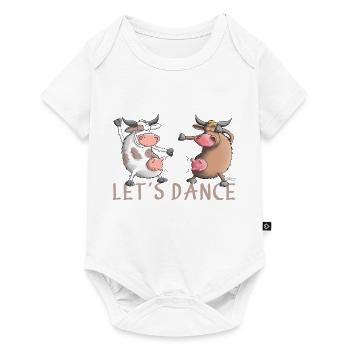 Let's Dance - Lass uns tanzen - Baby Premium Kurzarmbody - Weiß - Vorne