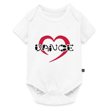 Hearty Dance - Baby Premium Kurzarmbody - Weiß - Vorne