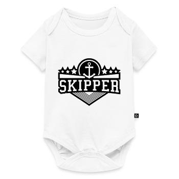 skipper_design_an1 - Body à manches courtes Premium Bébé - blanc - Devant