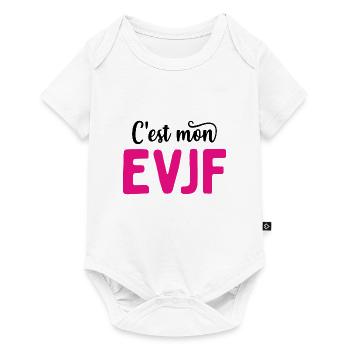 C'est mon evjf mariage - Body à manches courtes Premium Bébé - blanc - Devant