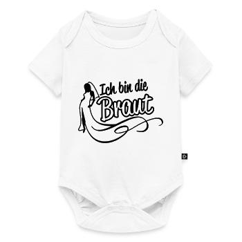 Ich bin die Braut - Baby Premium Kurzarmbody - Weiß - Vorne