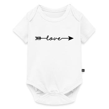 love arrow trend gift love in love - Baby Premium short-sleeve bodysuit - white - Front
