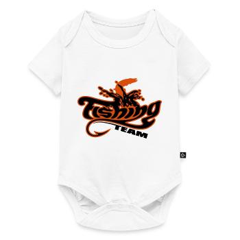 fishing_team_2c - Baby Premium Kurzarmbody - Weiß - Vorne