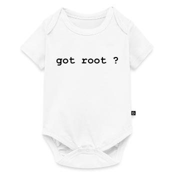 Geek - GOOT ROOT ? - Body à manches courtes Premium Bébé - blanc - Devant
