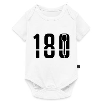 darts_180_ya1 - Baby Premium Kurzarmbody - Weiß - Vorne