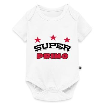 Super primo - Body à manches courtes Premium Bébé - blanc - Devant