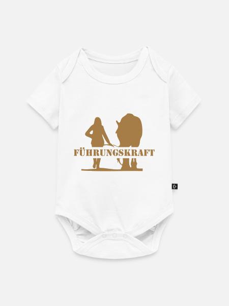 Pferd führen - Baby Premium Kurzarmbody - Weiß