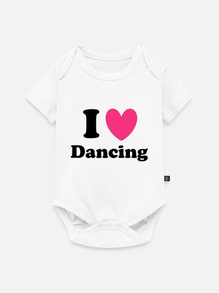 Dancing - Baby Premium Kurzarmbody - Weiß