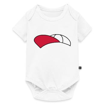 cap hat cap capy headwear cool design cl - Baby Premium short-sleeve bodysuit - white - Front