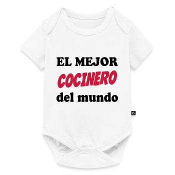 El mejor cocinero del mundo 111 - Baby Premium Kurzarmbody - Weiß - Vorne