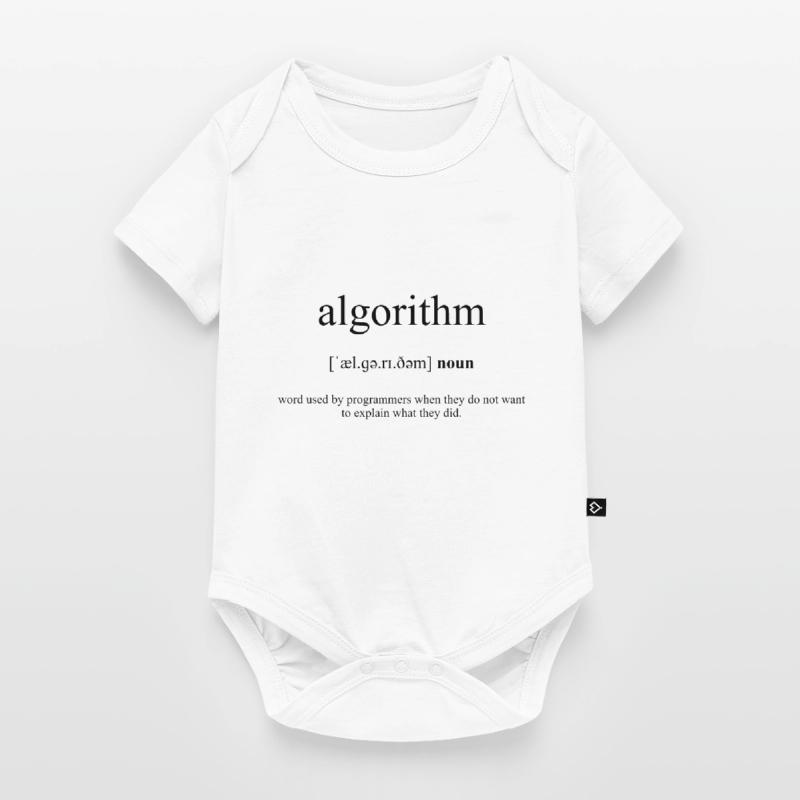 Algorithm (Algorithmus) Definition Dictionary Baby Premium short-sleeve bodysuit