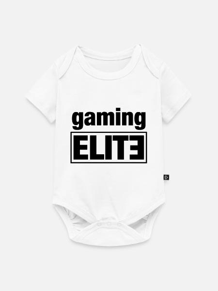 gaming elite - Baby Premium Kurzarmbody - Weiß