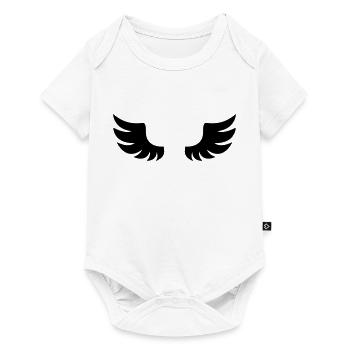 ailes - Body à manches courtes Premium Bébé - blanc - Devant