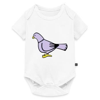 taube - Baby Premium short-sleeve bodysuit - white - Front