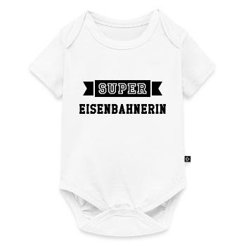 Eisenbahner Eisenbahnerin Railteam Zug Transport - Baby Premium Kurzarmbody - Weiß - Vorne