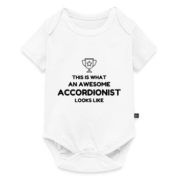 Accordion - Accordionist - Accordéon - Music - Baby Premium short-sleeve bodysuit - white - Front