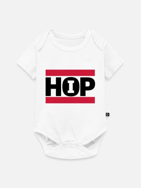 hip hop - Baby Premium Kurzarmbody - Weiß