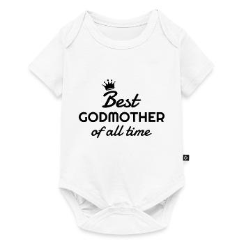 Parrain / Marraine / Filleule / Filleul - Body à manches courtes Premium Bébé - blanc - Devant
