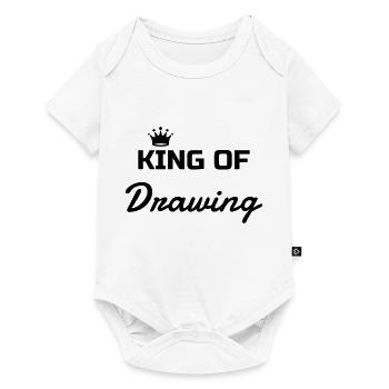 Dessin / Dessinateur / Drawing / Drawer - Body à manches courtes Premium Bébé - blanc - Devant
