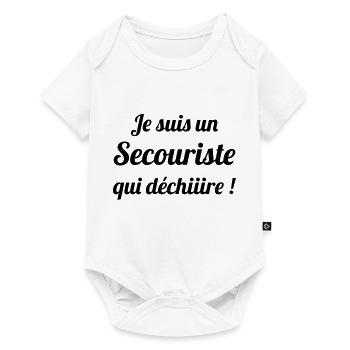 Rescuer Rescue Retter Secourisme Secouriste - Baby Premium short-sleeve bodysuit - white - Front