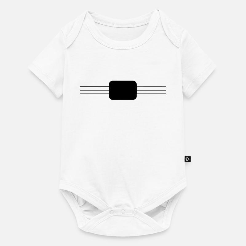 A Personnaliser / Custom / Customiser / Customize - Body à manches courtes Premium Bébé - blanc