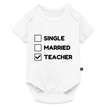 School Teacher Schule Lehrerin Ecole Prof Lehrer - Baby Premium short-sleeve bodysuit - white - Front