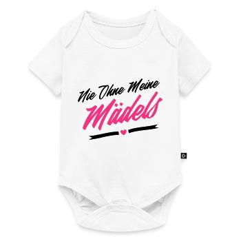 nie ohne meine mädels - Baby Premium Kurzarmbody - Weiß - Vorne
