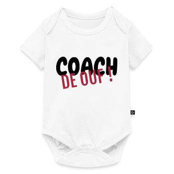 Coach / Coaching / Entraineur / Sport - Body à manches courtes Premium Bébé - blanc - Devant