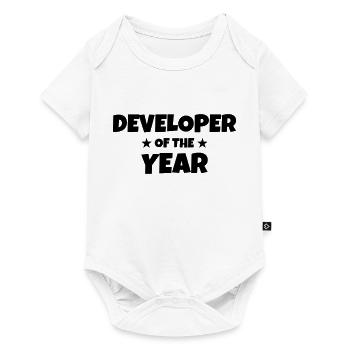 Entwickler / Informatiker / Programmierer / - Baby Premium Kurzarmbody - Weiß - Vorne