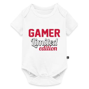 Geek / Gamer / Console / Playsation / Gameuse - Baby Premium Kurzarmbody - Weiß - Vorne