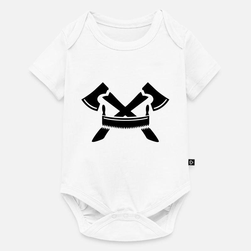 bûcheron - Body à manches courtes Premium Bébé - blanc