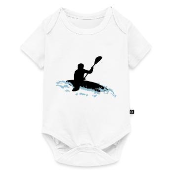 Whitewater kayaking - Baby Premium short-sleeve bodysuit - white - Front
