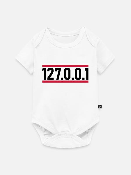 127 0 0 - Baby Premium Kurzarmbody - Weiß