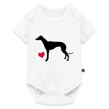 Greyhound - Baby Premium short-sleeve bodysuit - white - Front