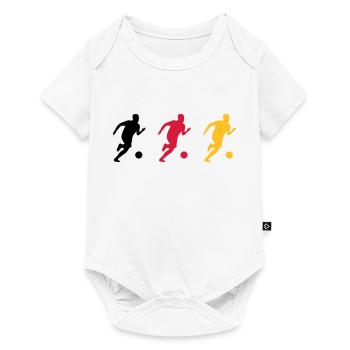 Football Footballers Football match Germany flag - Baby Premium short-sleeve bodysuit - white - Front