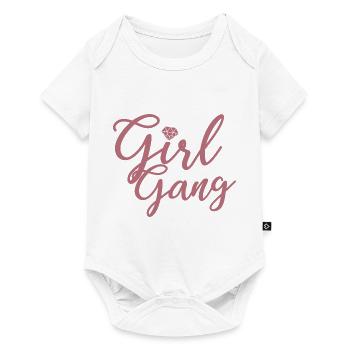 Girl Gang - Bride Squad Bachelorette Party Cadeau - Body à manches courtes Premium Bébé - blanc - Devant