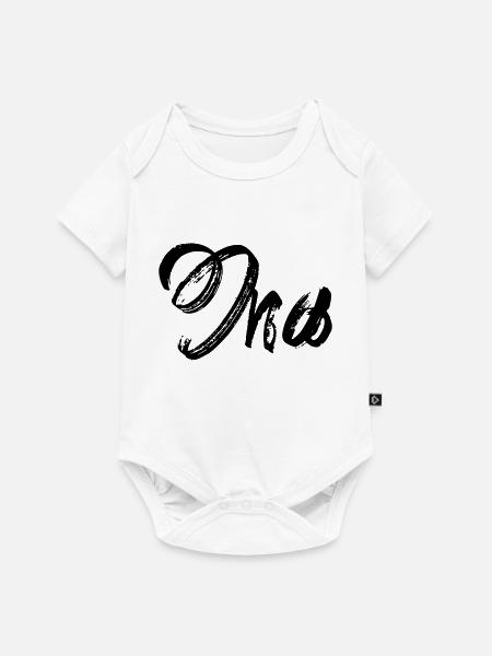 Ina - Baby Premium Kurzarmbody - Weiß