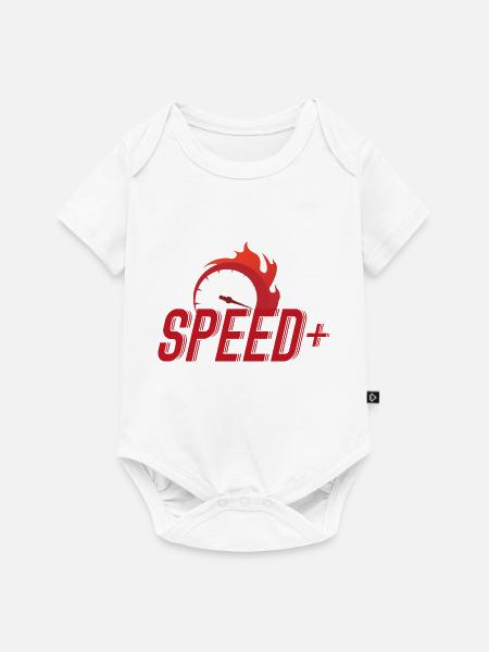 SPEED - Baby Premium Kurzarmbody - Weiß