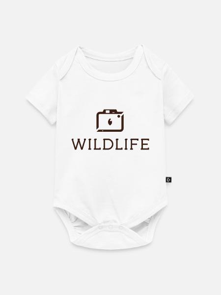 Wildlife - Baby Premium Kurzarmbody - Weiß