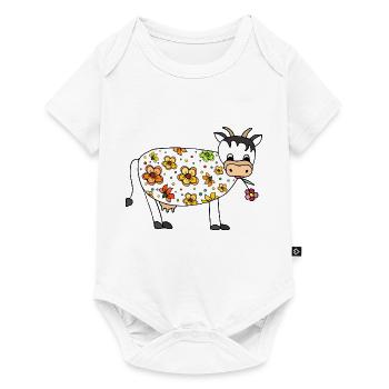 Vache - Body à manches courtes Premium Bébé - blanc - Devant