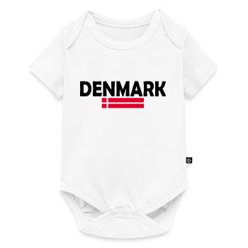 Denmark - Baby Premium short-sleeve bodysuit - white - Front