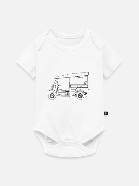 Tuk Tuk - Baby Premium Kurzarmbody - Weiß